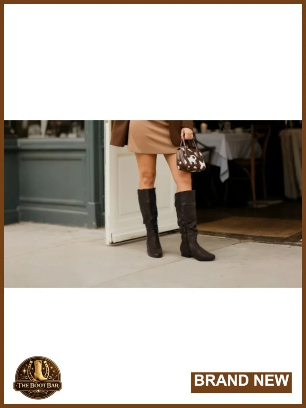 Wide Calf Knee High Faux Suede Boots